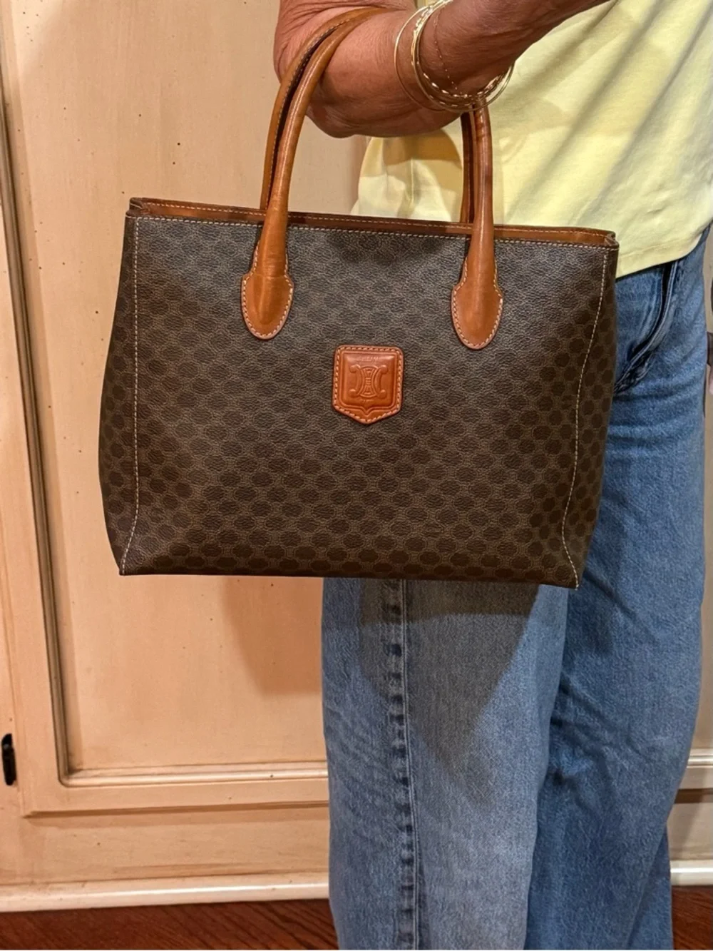 Celine Triomphe Macadam Tote Bag!! - Picture 1 of 16